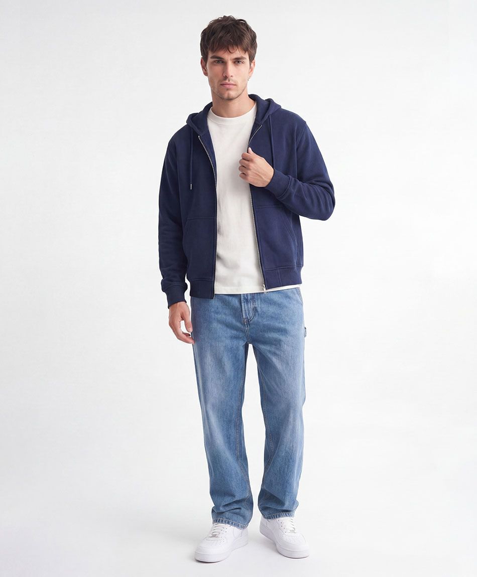 Jeans hombre straight azul
