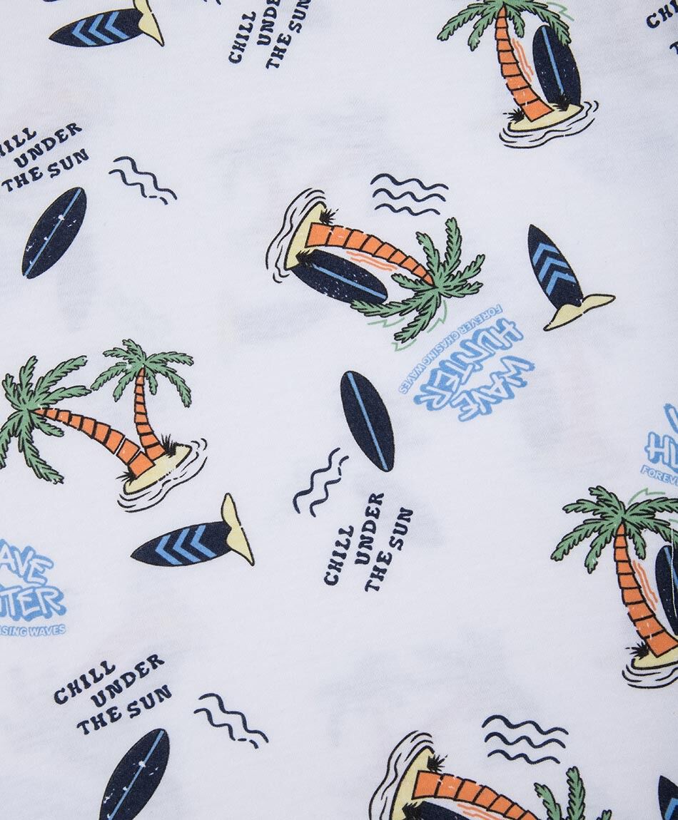 Remera nino islas surf