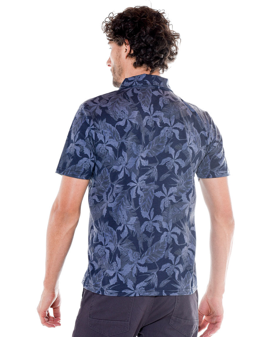 Polera cuello polo