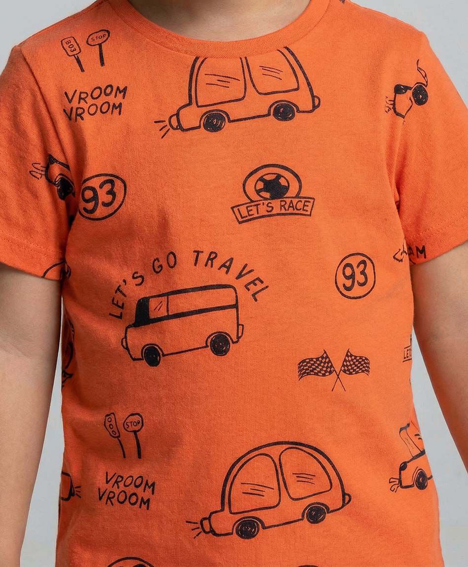 Remera beb&eacute; autos