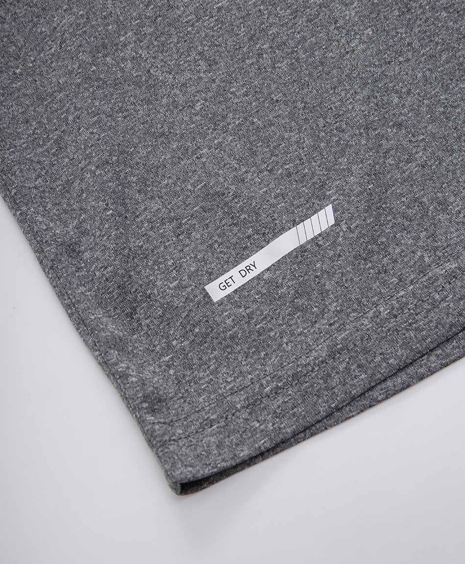 Remera deportiva hombre melange gris