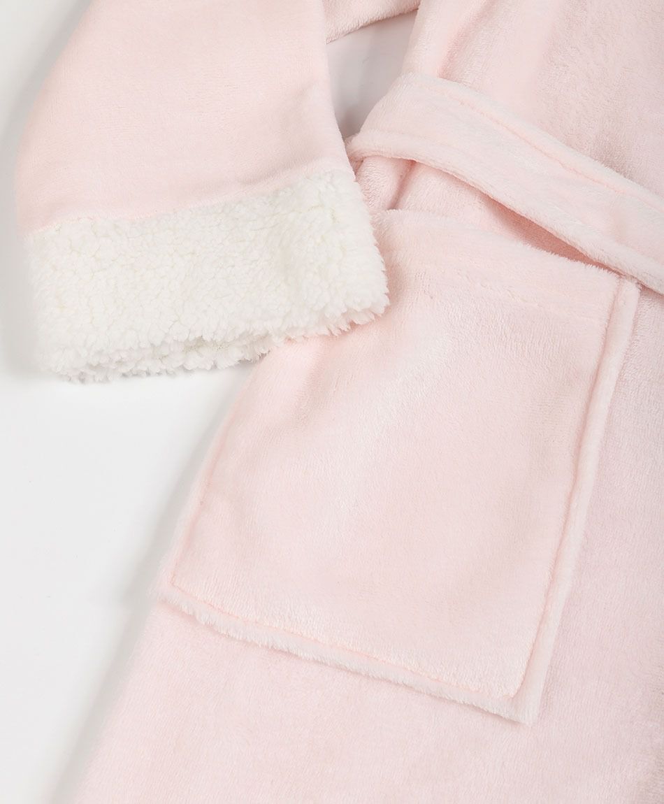 Bata mujer larga con capucha