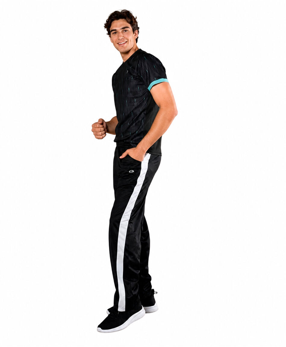 Pantal&oacute;n de buzo hombre l&iacute;nea lateral