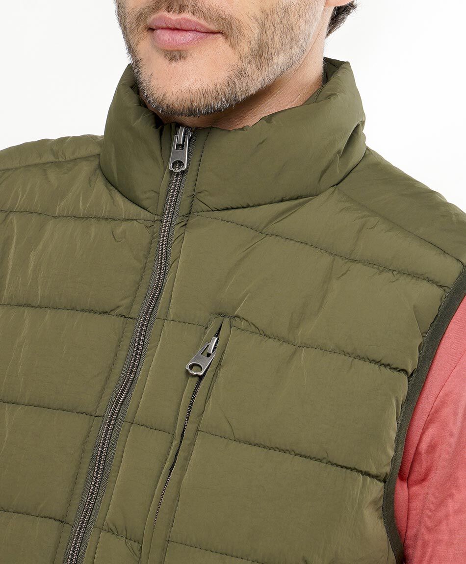 Parka hombre sin mangas estilo pescador