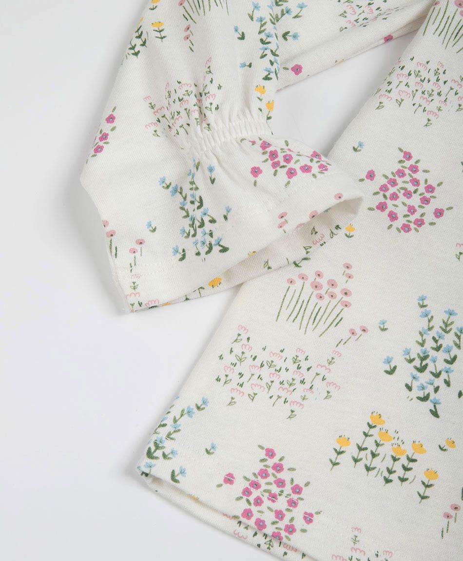 Remera beb&eacute; print florcitas