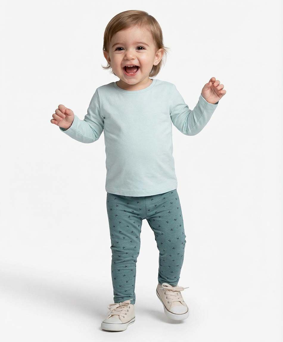 Leggins beb&eacute; estampado mo&ntilde;o