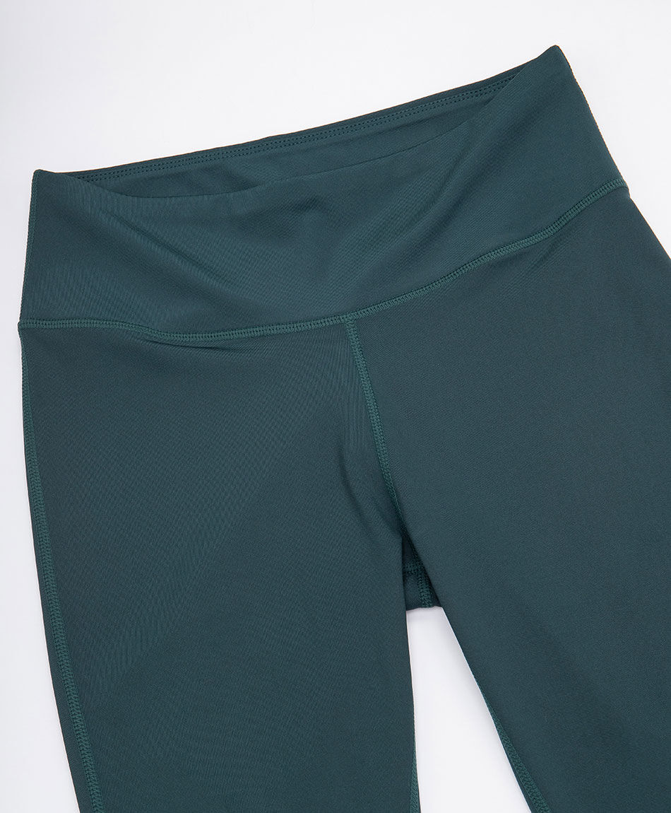 Calza deportiva mujer lisa dark green