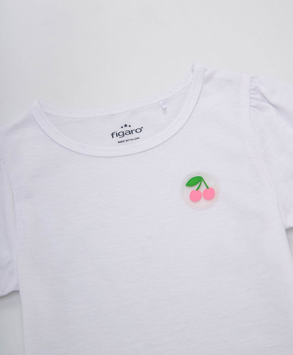 Remera beb&eacute; parche cereza