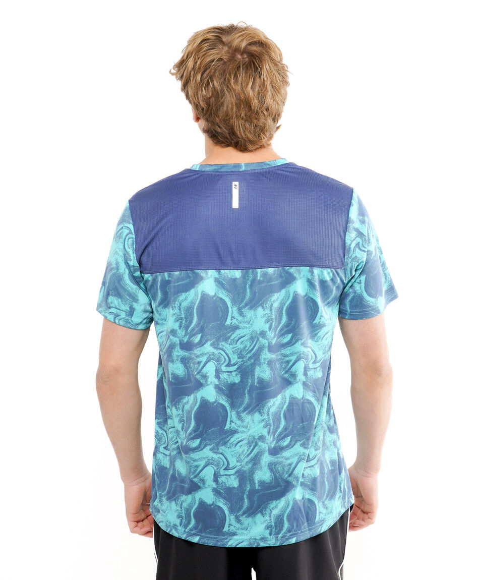 Remera deportiva hombre olas