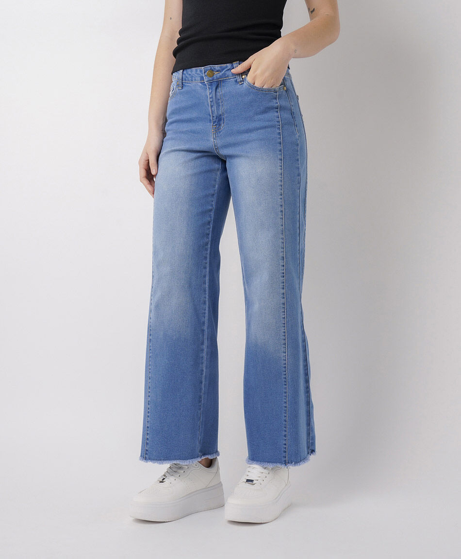 Jeans mujer wide leg cortes