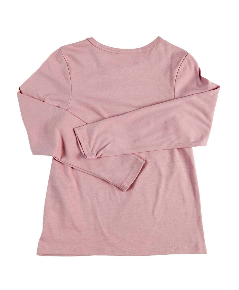 Remera ni&ntilde;a b&aacute;sica manga larga