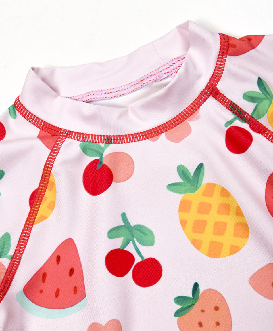 Remera para agua beb&eacute; frutas