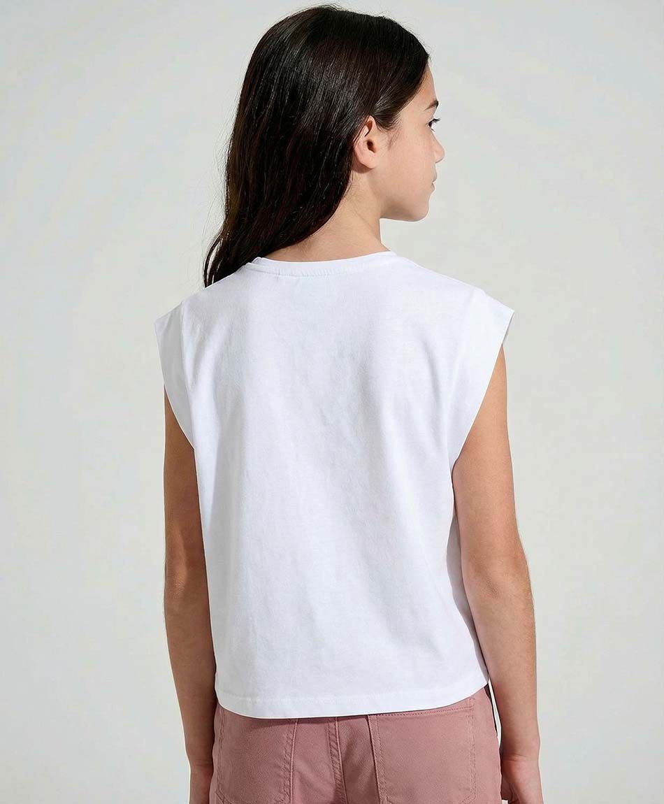 Remera ni&ntilde;a flores