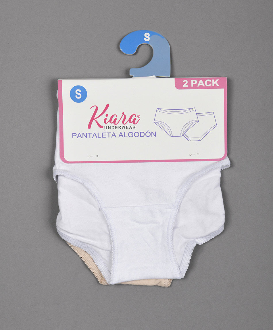 Pack 2 bombachas mujer cinta  pantaleta