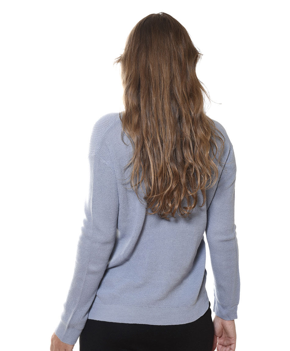 Cardigan boton forrado