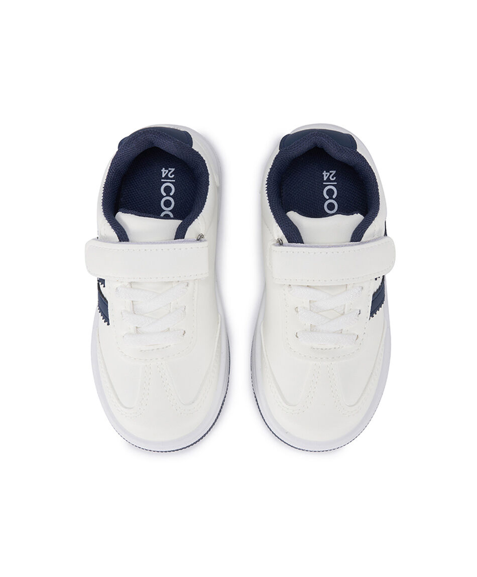 Zapatilla infantil (24 a 29) b&aacute;sica l&iacute;neas