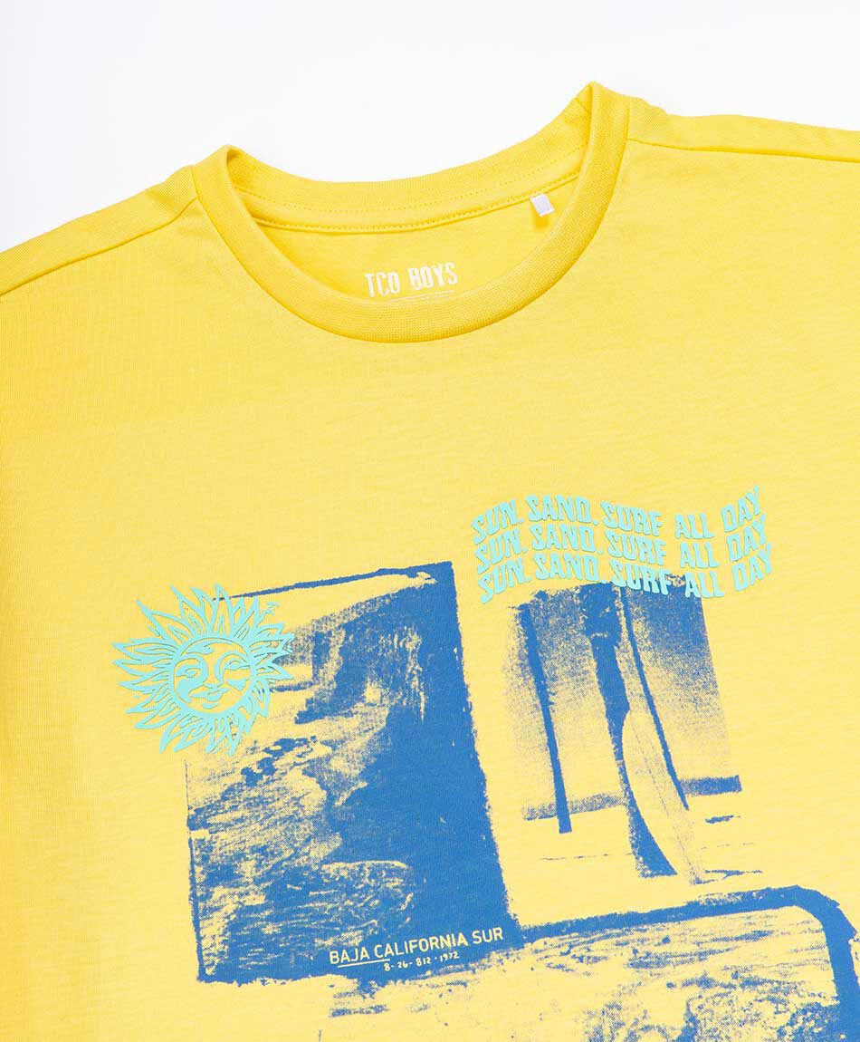 Remera ni&ntilde;o playa