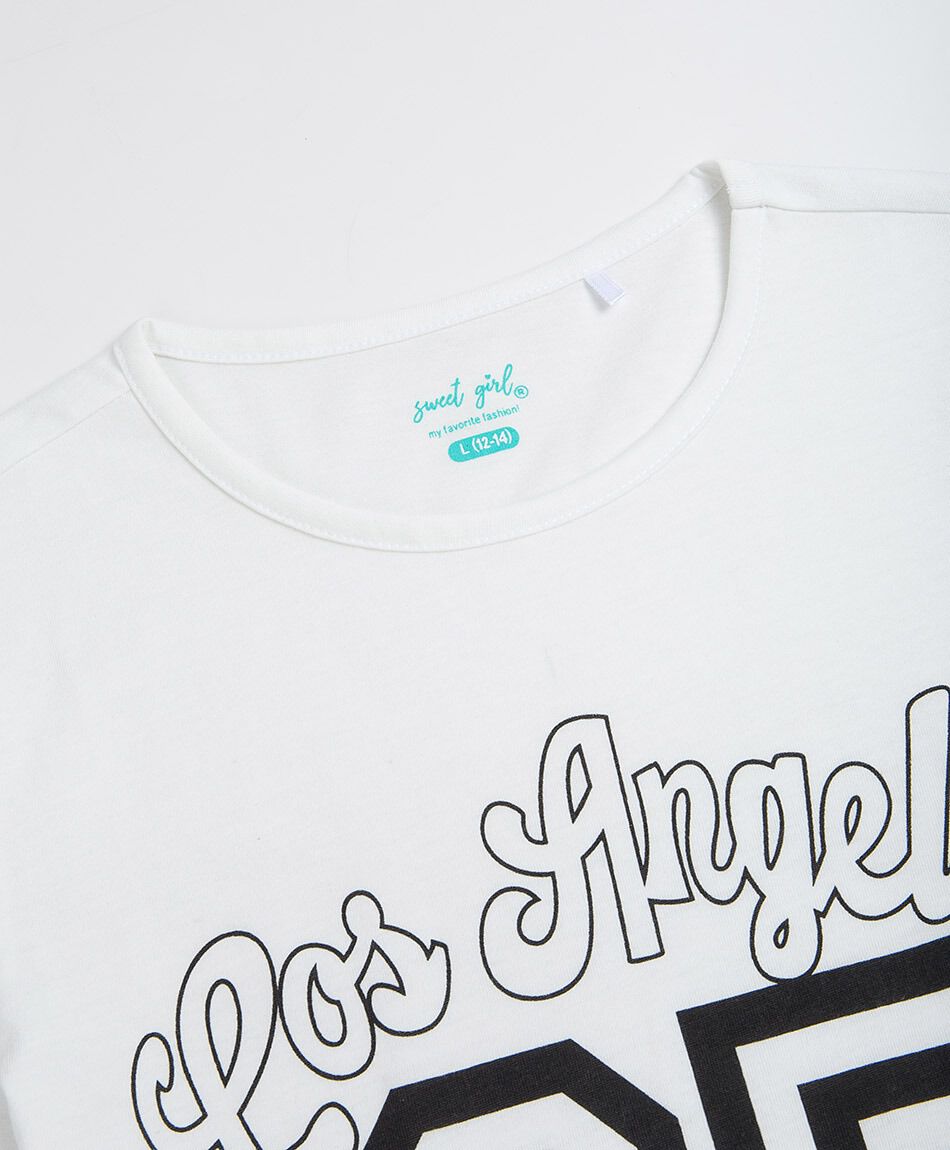 Remera ni&ntilde;a los &aacute;ngeles 95
