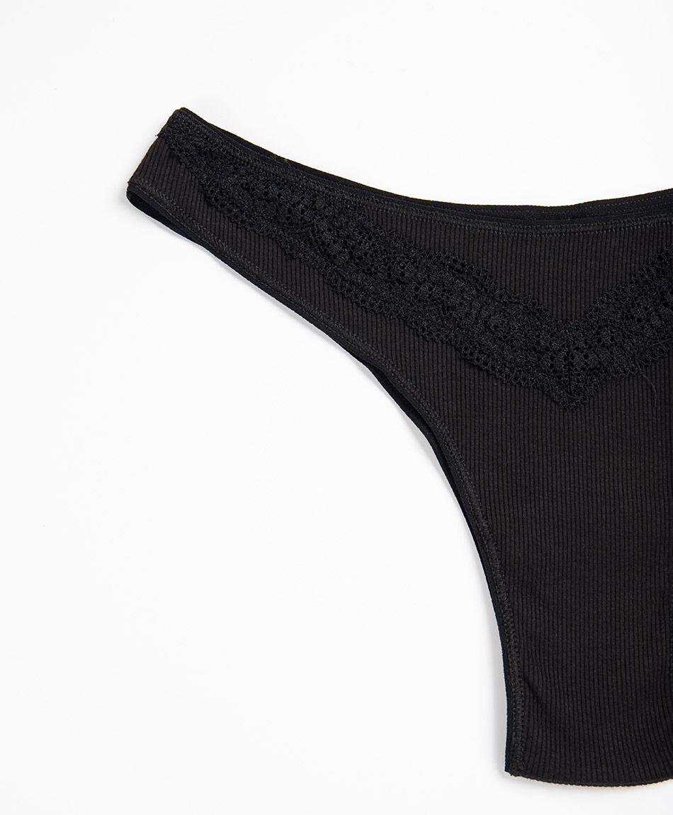 Tanga mujer algod&oacute;n
