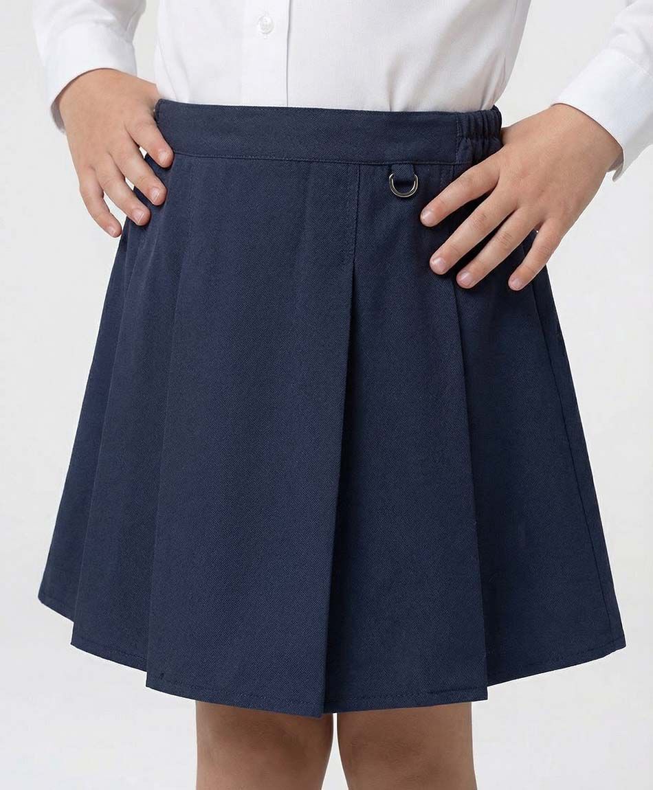 Pollera escolar elasticada navy