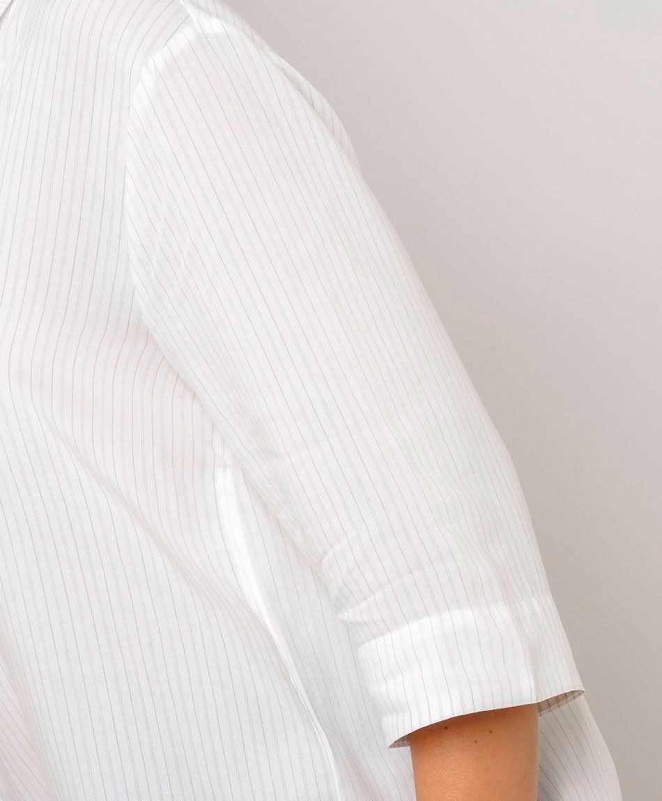 Camisa mujer manga 3/4 rayas