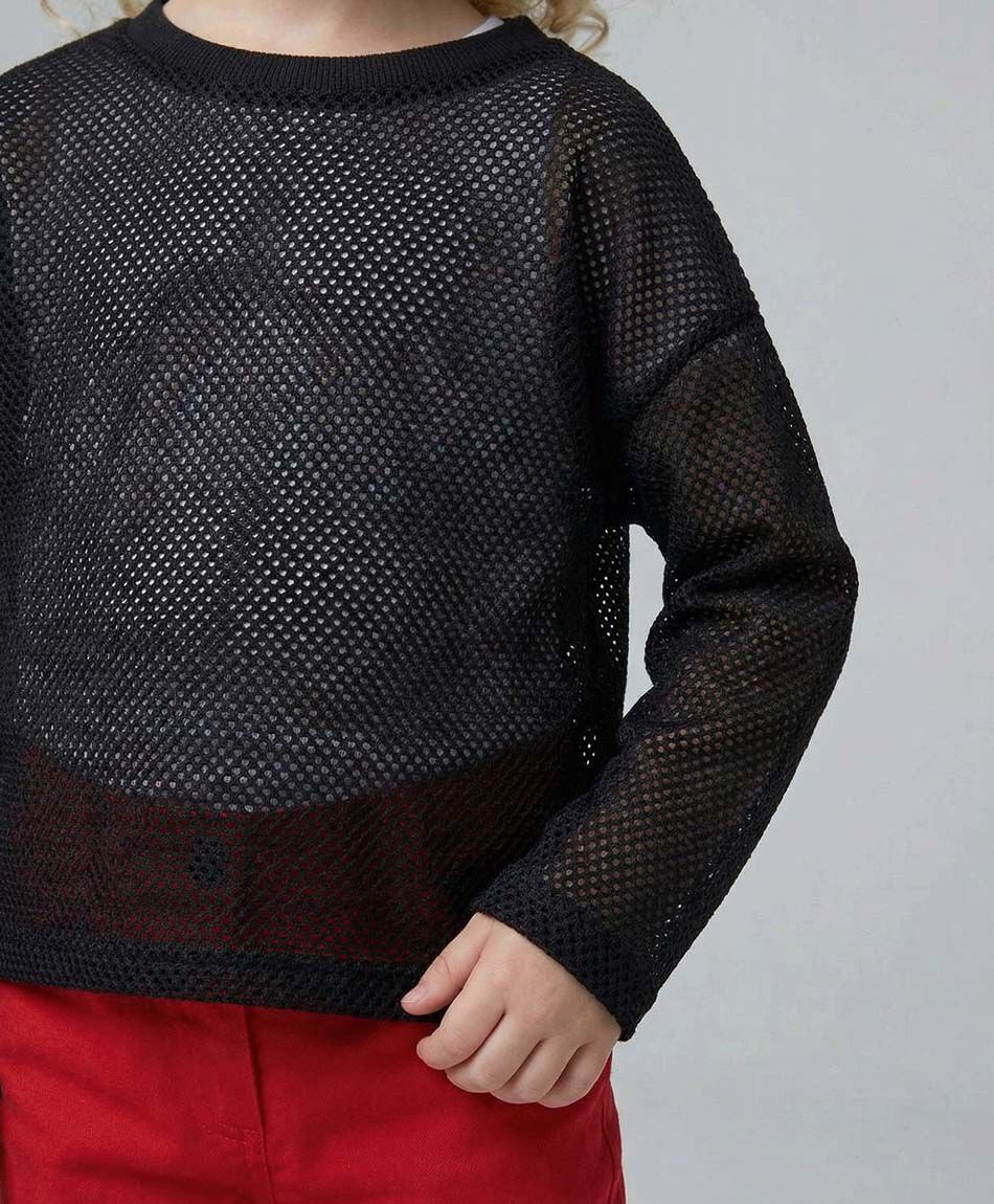 Remera ni&ntilde;a malla