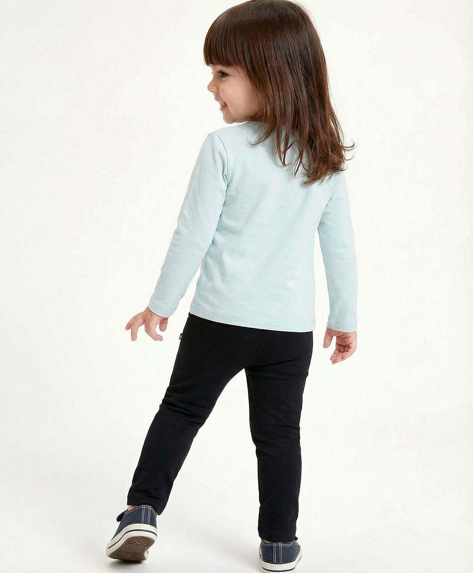 Leggins beb&eacute; fur lisa negros