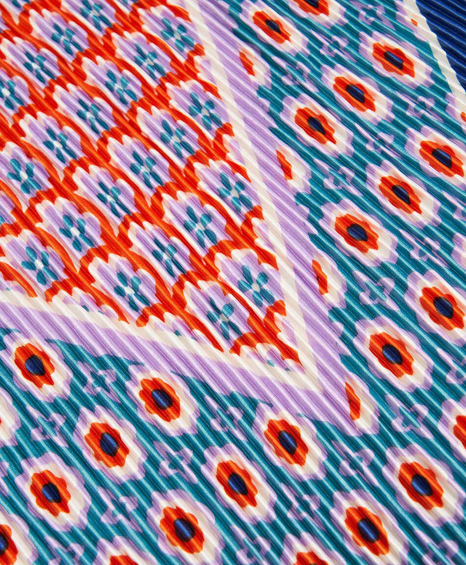 Pa&ntilde;uelo mujer print textura