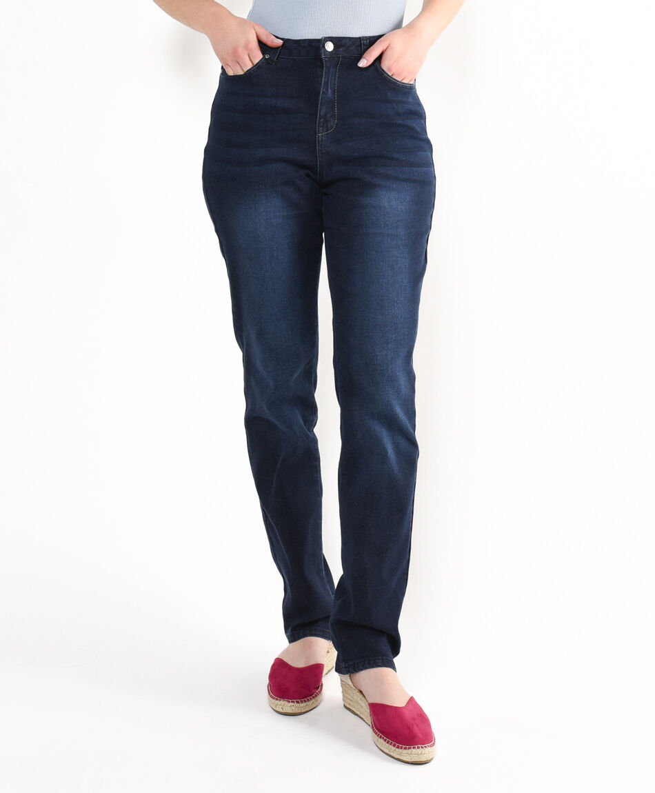 Jeans mujer dise&ntilde;o liso&nbsp;skinny fit