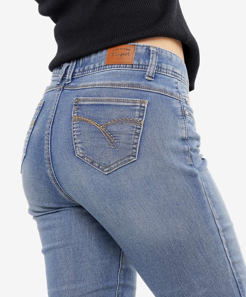 Jeans mujer desgastado skinny fit