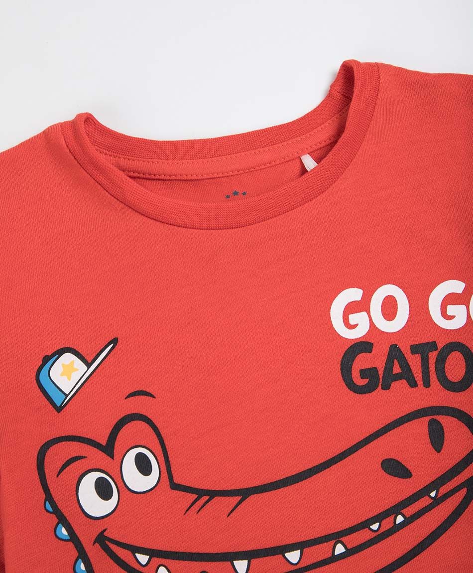 Remera beb&eacute; cocodrilo skate