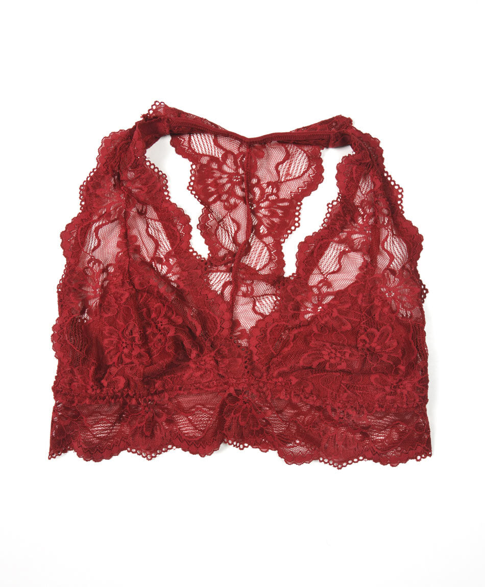 Bralette mujer encaje ancho