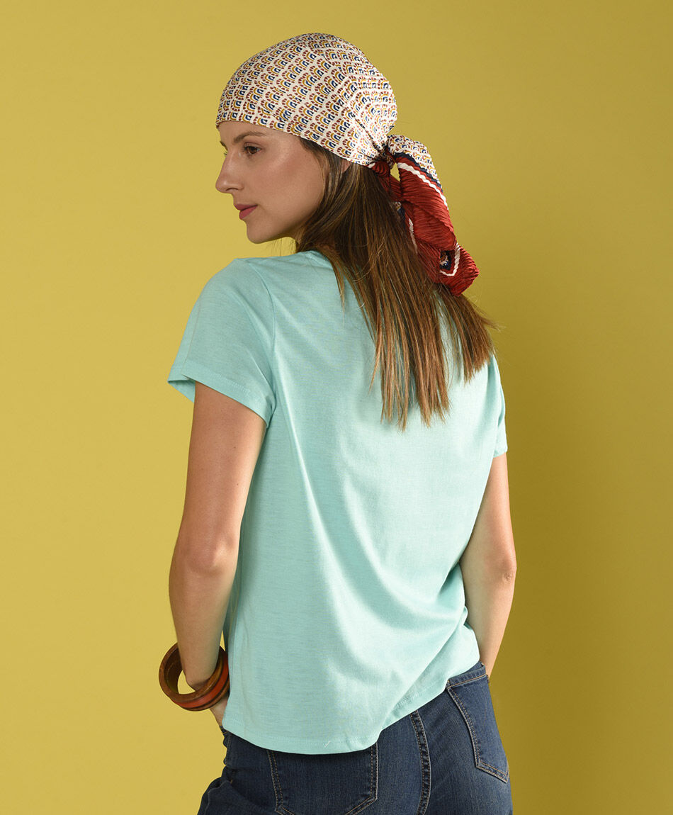 Polera estampada