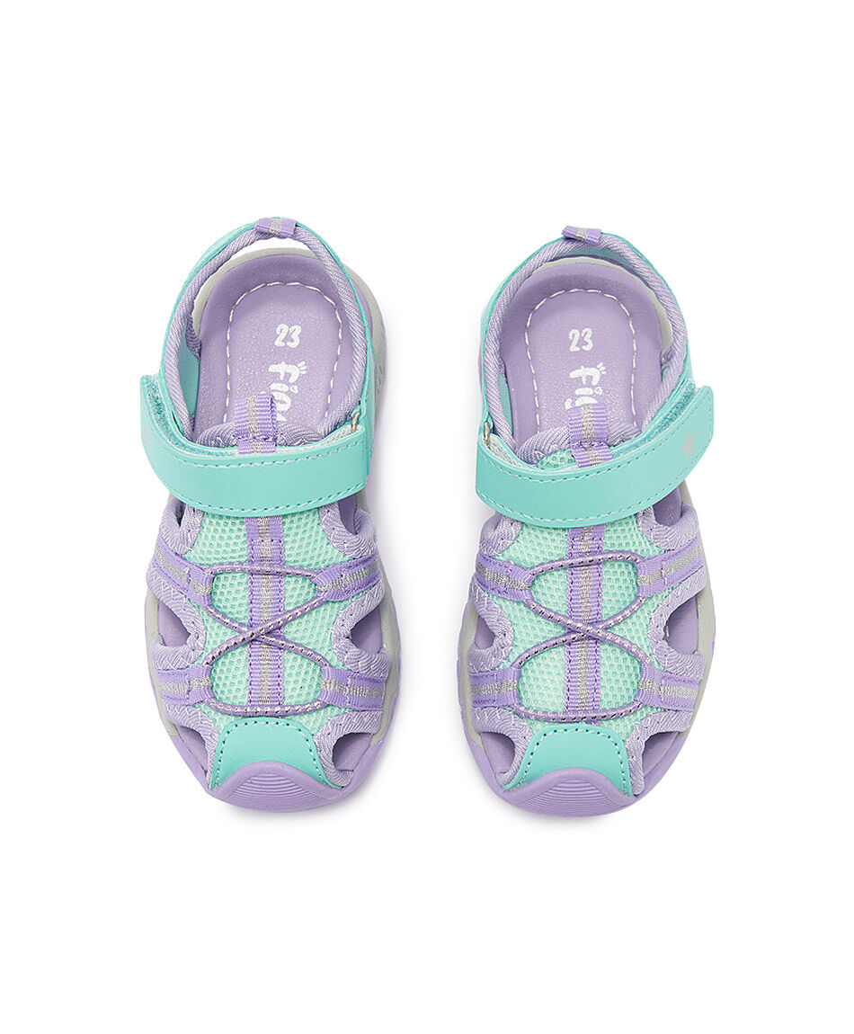 Sandalia infantil (20 a 25) outdoor lila