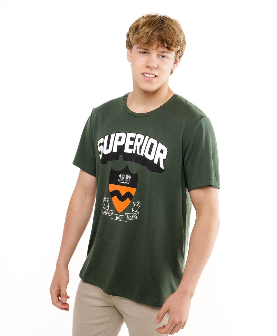 Remera hombre superior logo