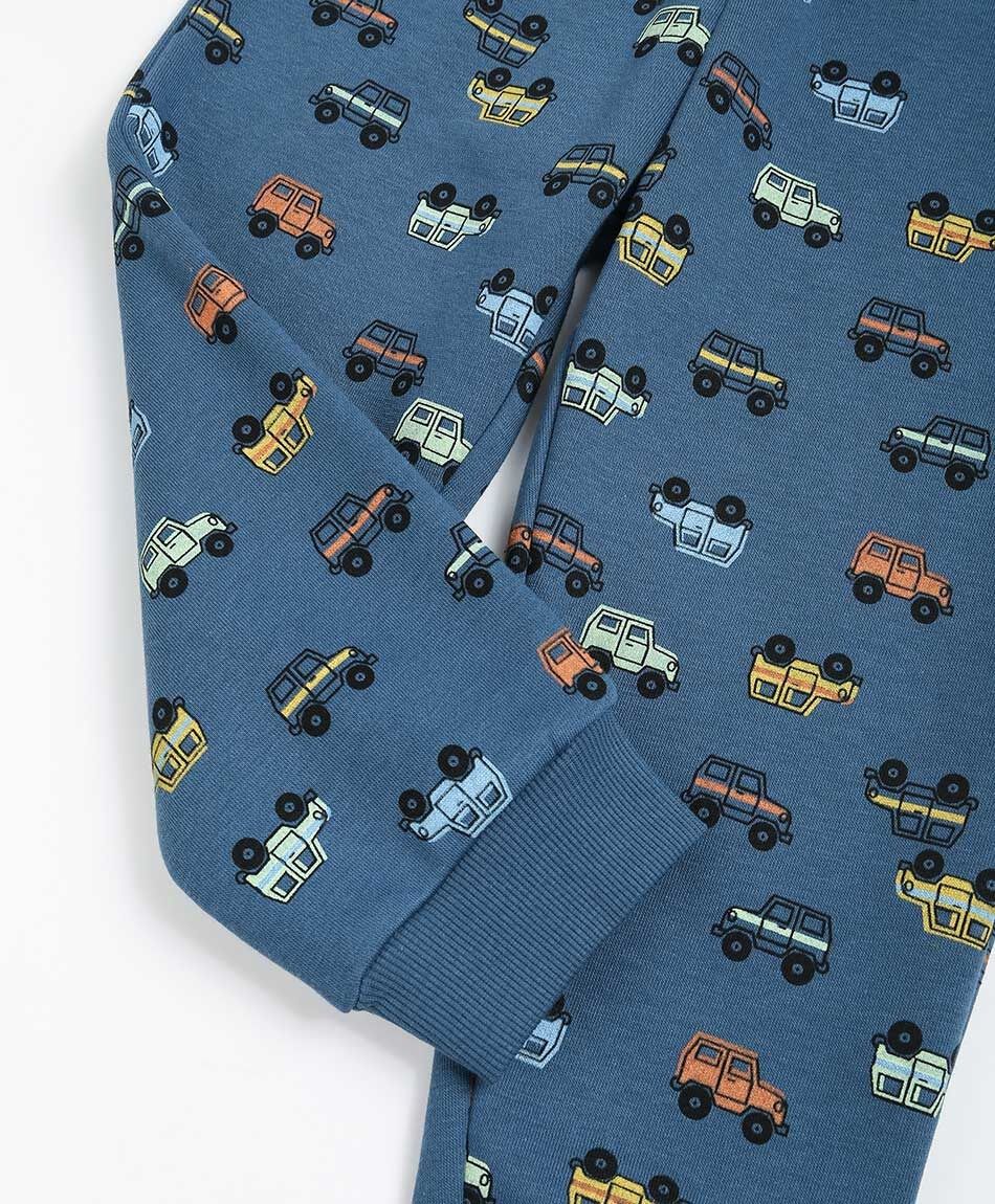Pantal&oacute;n beb&eacute; estampado autitos