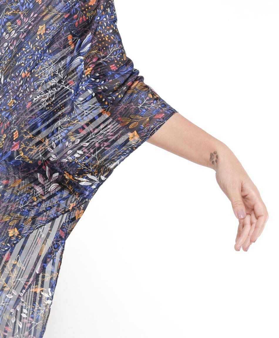 Pareo mujer blue flower