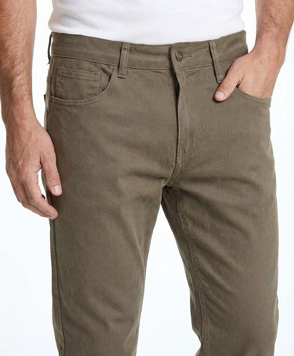 Pantal&oacute;n hombre estilo vintage brown