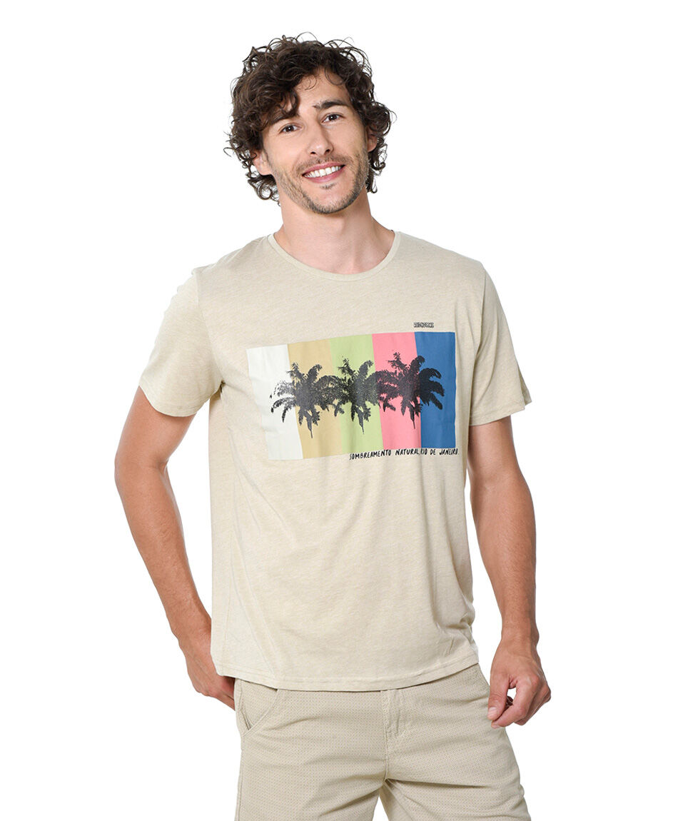 Polera estampada