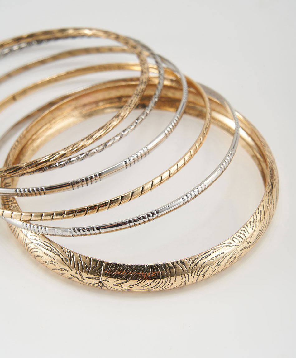 Set pulseras mujer circulares
