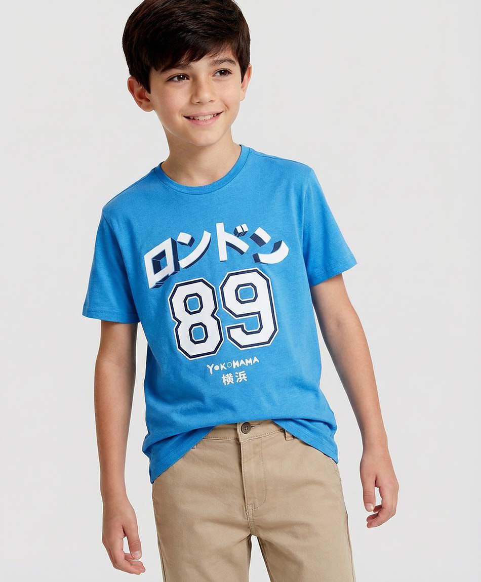 Remera ni&ntilde;o n&uacute;mero 89