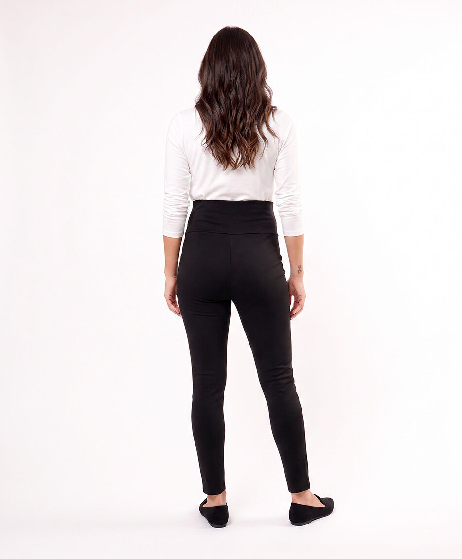 Leggins maternal negra
