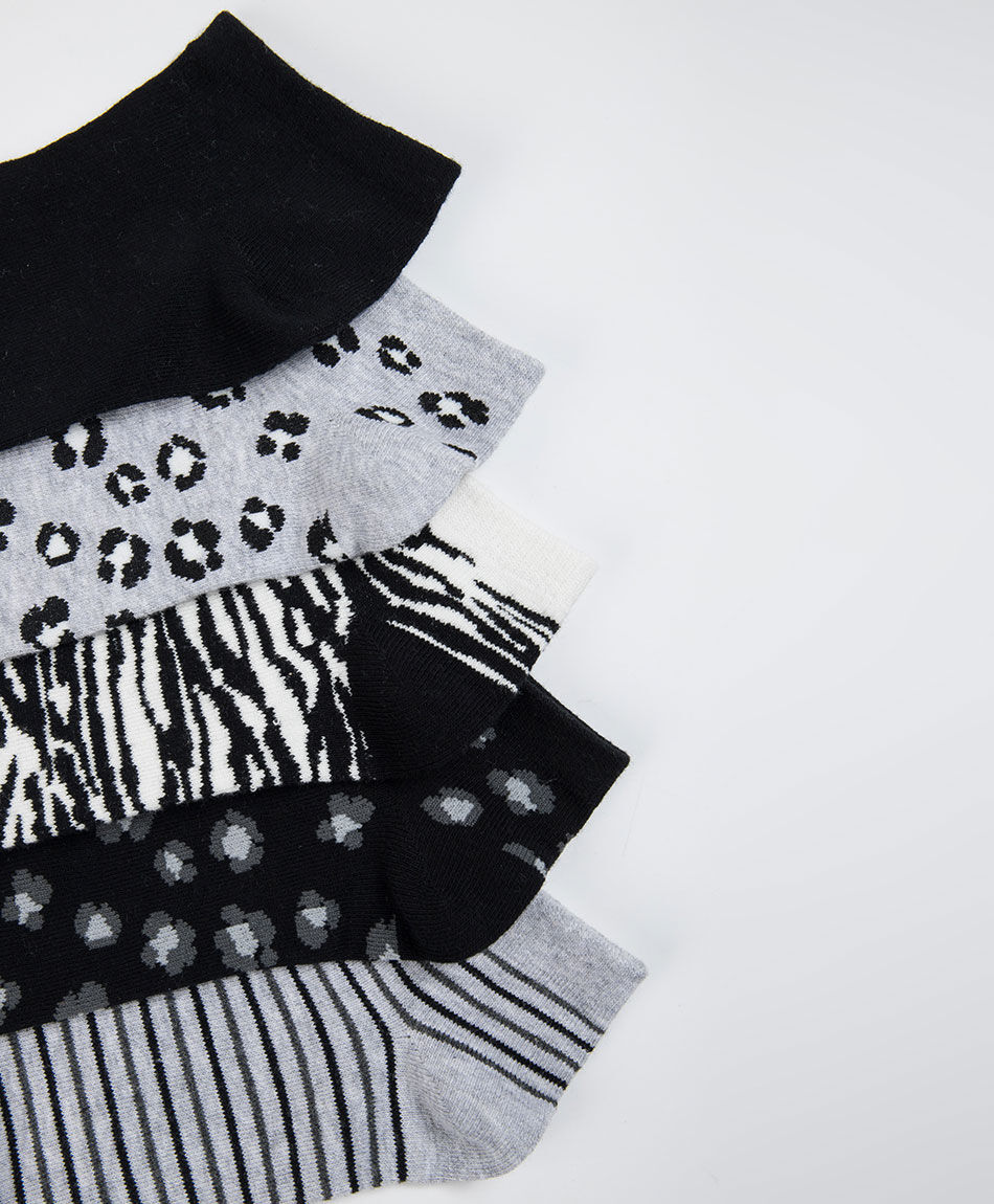 Pack 5 medias mujer cortos variedades
