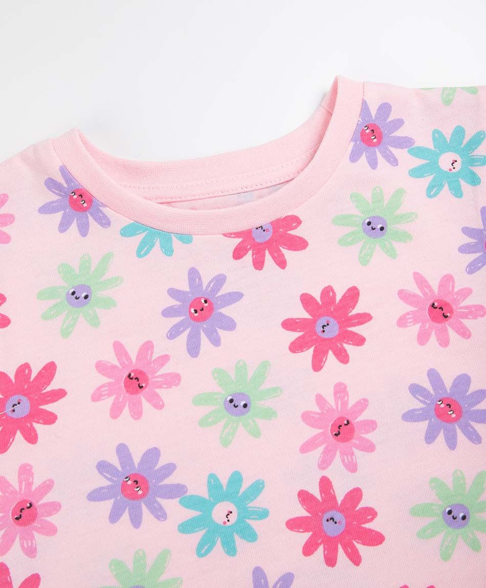 Remera beb&eacute; florcitas