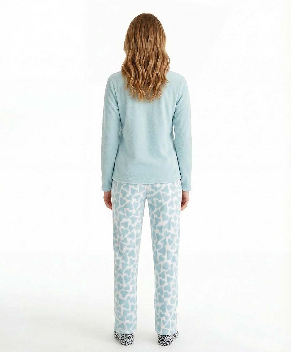 Pack pijama polar + calcetines mujer polar osito