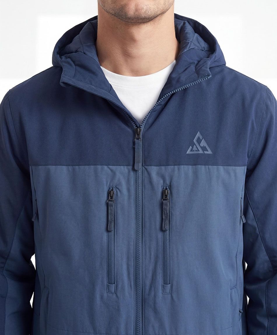 Campera hombre outdoor bolsillos