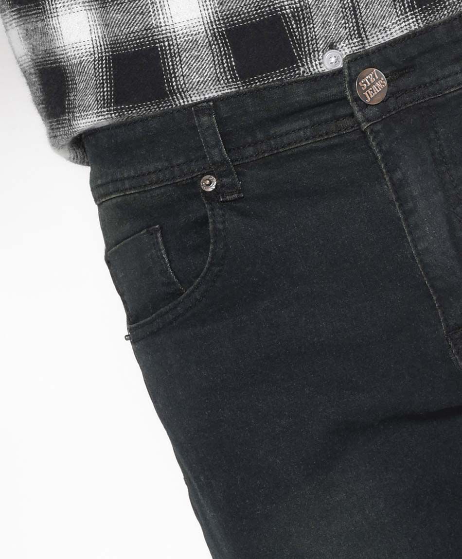 Jeans hombre desgastado slim fit