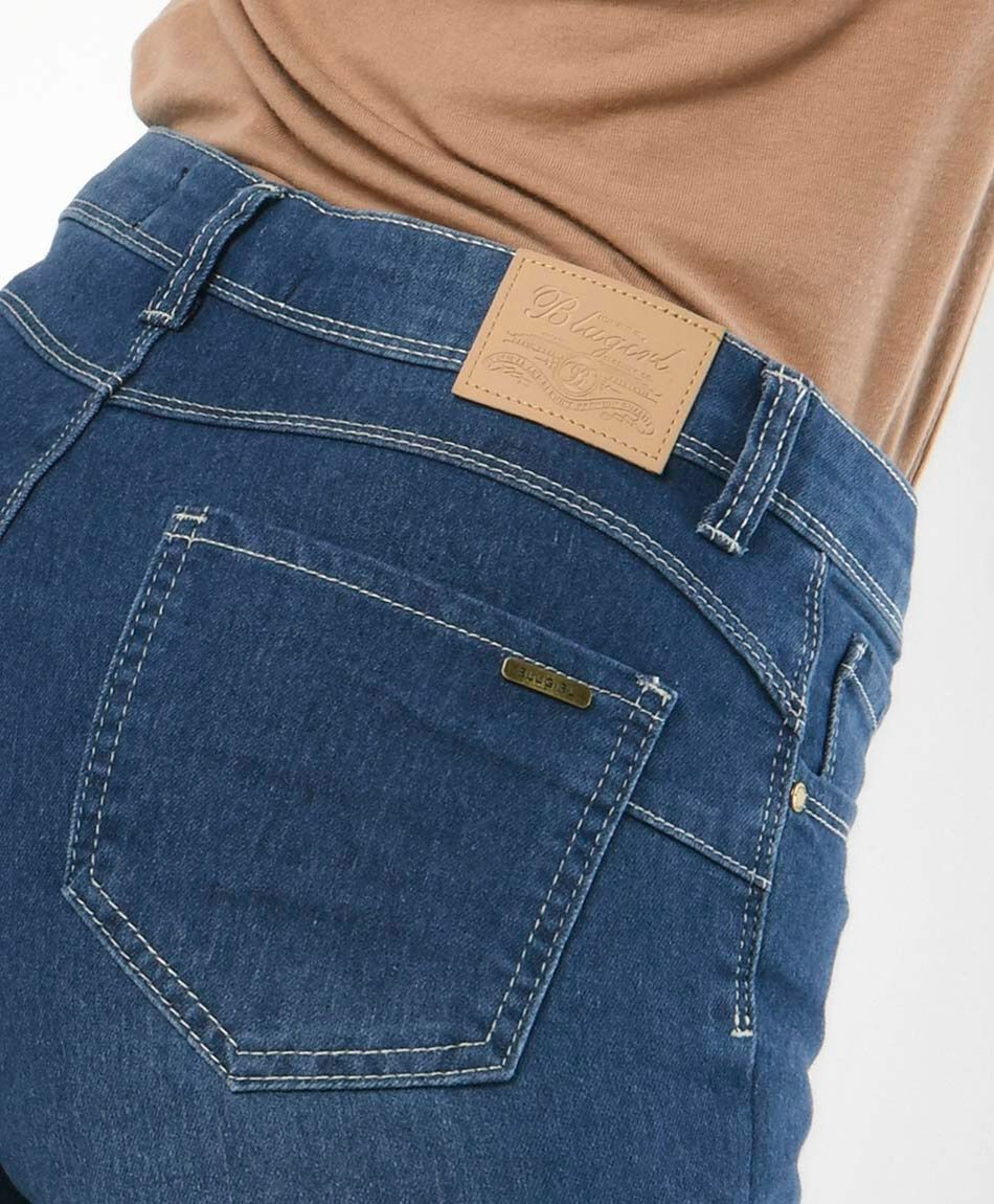 Jeans mujer lisos skinny fit