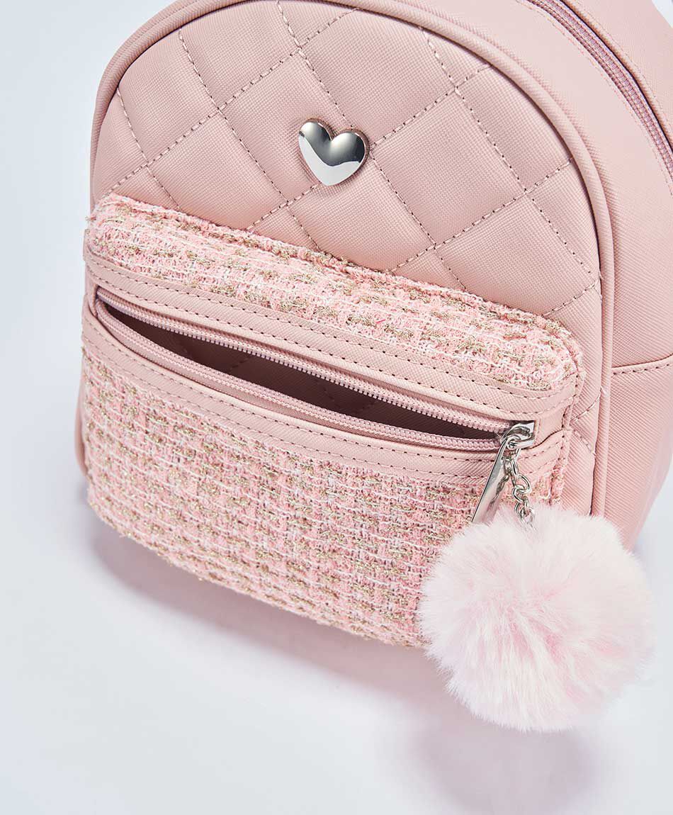 Mochila ni&ntilde;a rosado mate