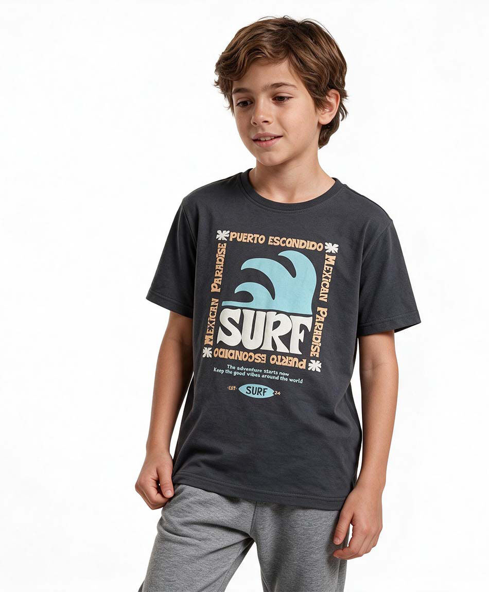 Remera ni&ntilde;o surf